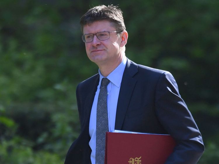 Business Secretary Greg Clark arriving in Downing Street for a Cabinet meeting