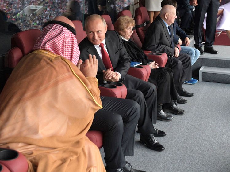 putin and salman at world cup opener