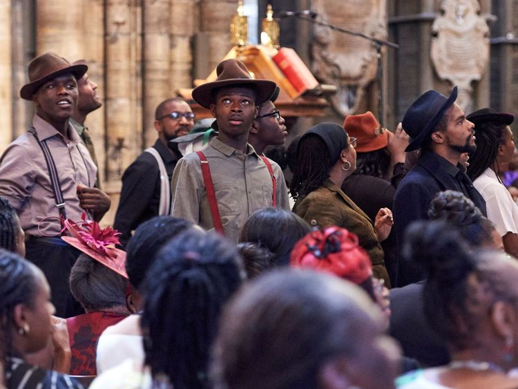  70th anniversary of the landing of the Windrush, at Westminster Abbey on June 22, 2018