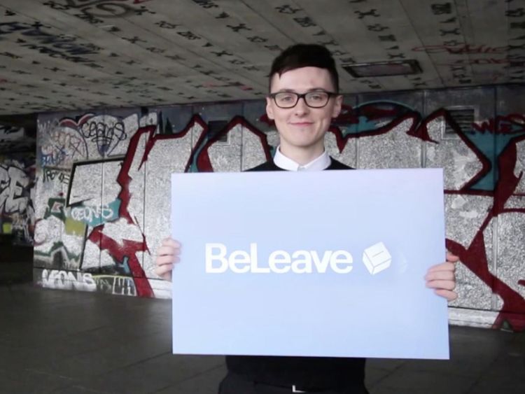 Darren Grimes ran the youth-focused BeLeave campaign