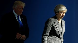 Donald Trump and Theresa May