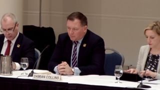MPs, led by Damian Collins, are in Washington DC