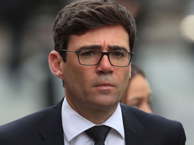 Mayor of Greater Manchester Andy Burnham has hit out at the government over Northern Rail
