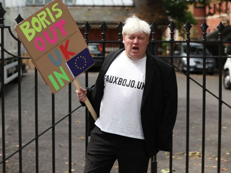 Boris Johnson lookalike