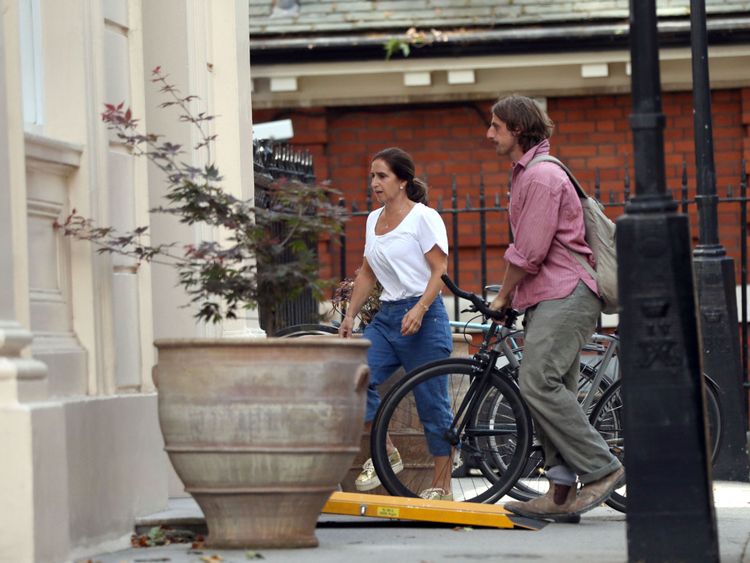 Boris Johnson&#39;s wife, Marina Wheeler, and son Milo