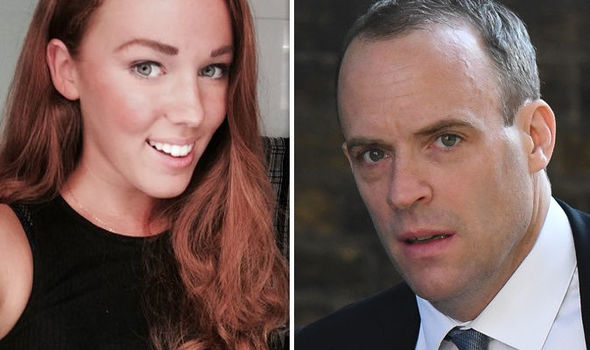 brexit news dominic raab rebecca tott bully allegation