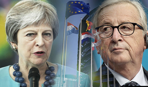 brexit news Theresa May jean-claude juncker