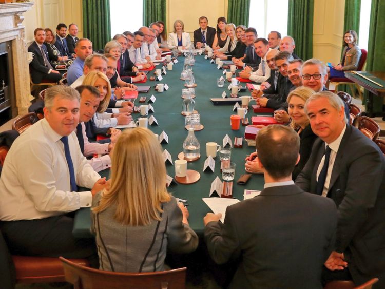 New cabinet meeting