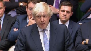Boris Johnson gives a statement in the Commons in the wake of his resignation as foreign secretary