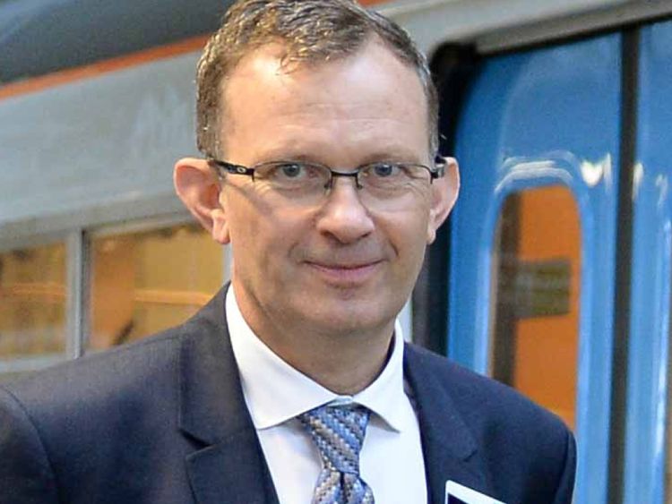 File photo dated 15/9/2014 of Charles Horton, chief executive of Govia Thameslink Railway, who is to resign, the company announced.