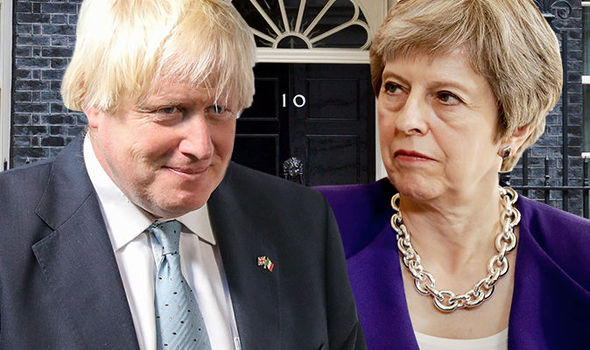 Tory party chaos: Johnson and May