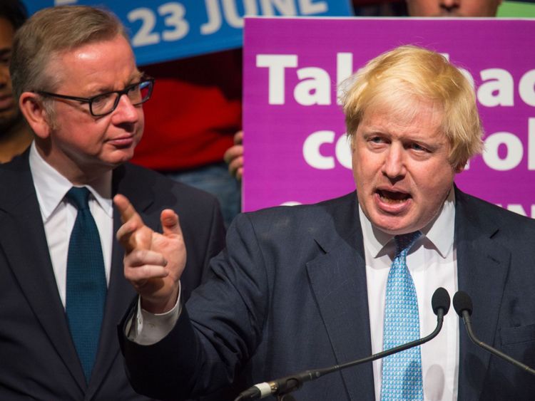 Boris Johnson and Michael Gove