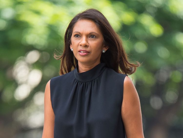 Gina Miller arrives at Westminster Magistrates&#39; Court