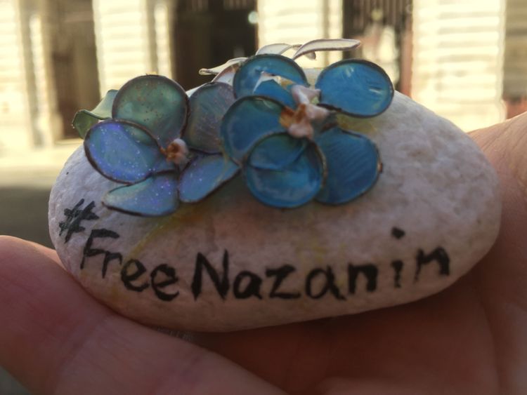 A stone given to Jeremy Hunt by jailed Iranian mother Nazanin Zaghari-Ratcliffe