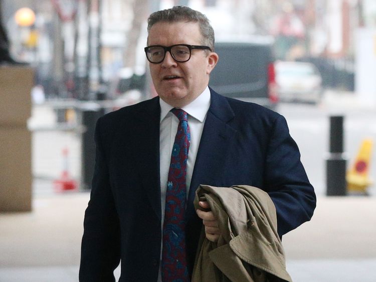 Deputy Labour leader Tom Watson arrives at BBC Broadcasting House