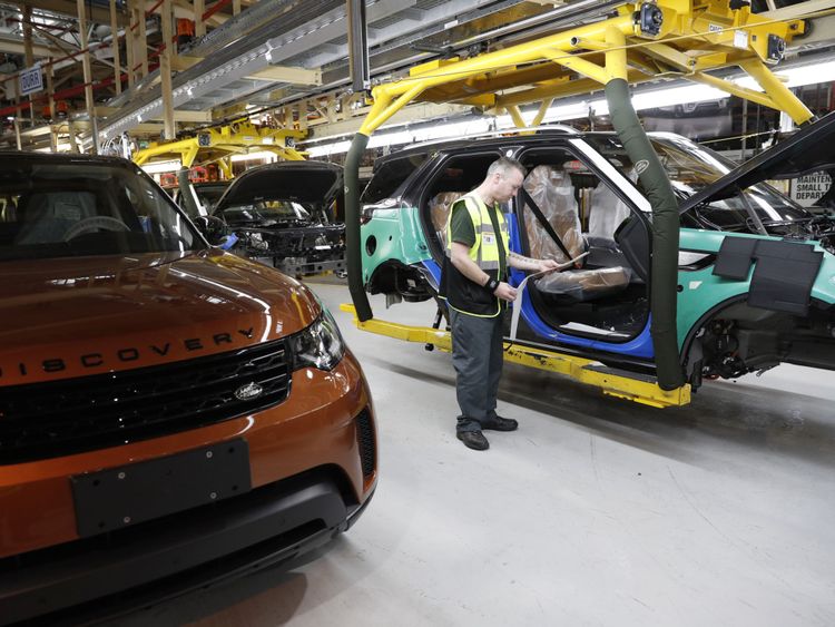 JLR&#39;s UK plants, including this one in Solihull, employ 40,000 people