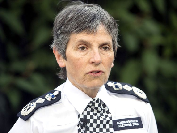 Metropolitan Police commissioner Cressida Dick