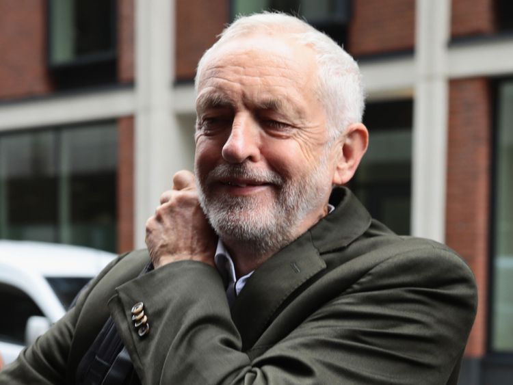 Labour Leader Jeremy Corbyn arrives at a meeting of the National Executive of Britains Labour Party on September 4, 2018 in London, England. Labour&#39;s National Executive committee will today decide on the party&#39;s new antisemitism definition.