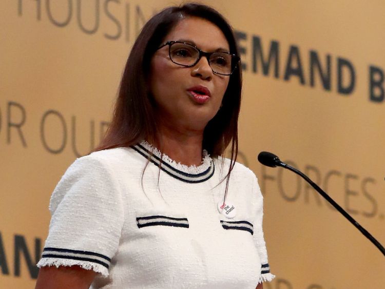 Campaigner and businesswoman Gina Miller speaks at the Liberal Democrats Autumn Conference in Brighton