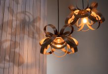 How can you decorate your small space with cluster lighting?