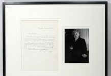 Letter Written by Albert Einstein in 1943, in English, Condemning Racism and Segregation in the U.S., is for Sale