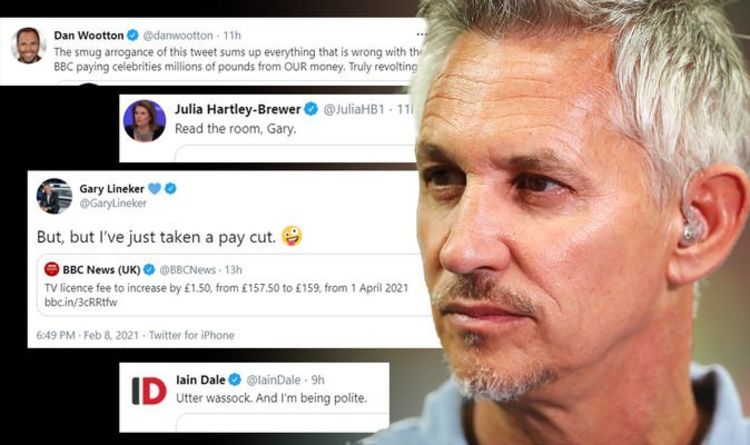 Gary Lineker sparks outrage with 'revolting' pay cut joke ...